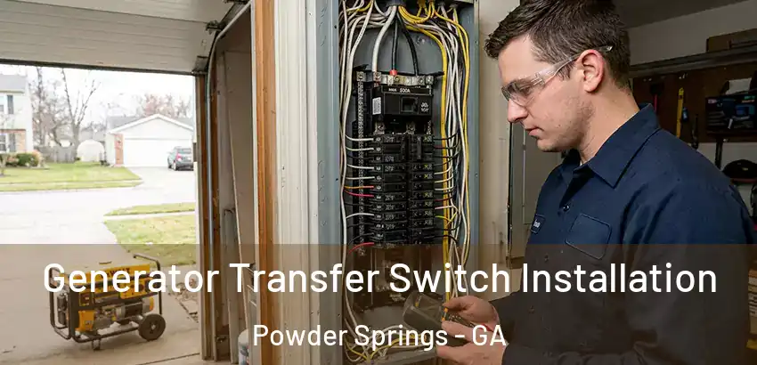 Generator Transfer Switch Installation Powder Springs - GA